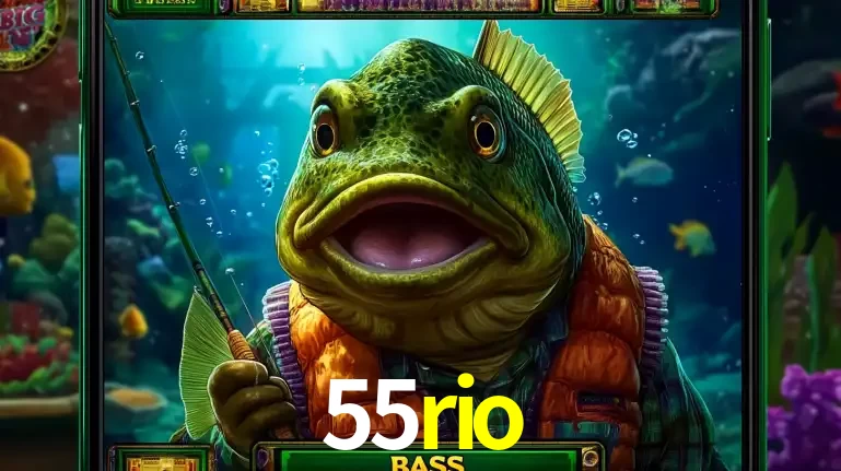 Personagem de peixe pescador do popular jogo de slot com tema de pescaria, uma das emocionantes opções de caça-níqueis para jogar e ganhar no cassino 55rio.